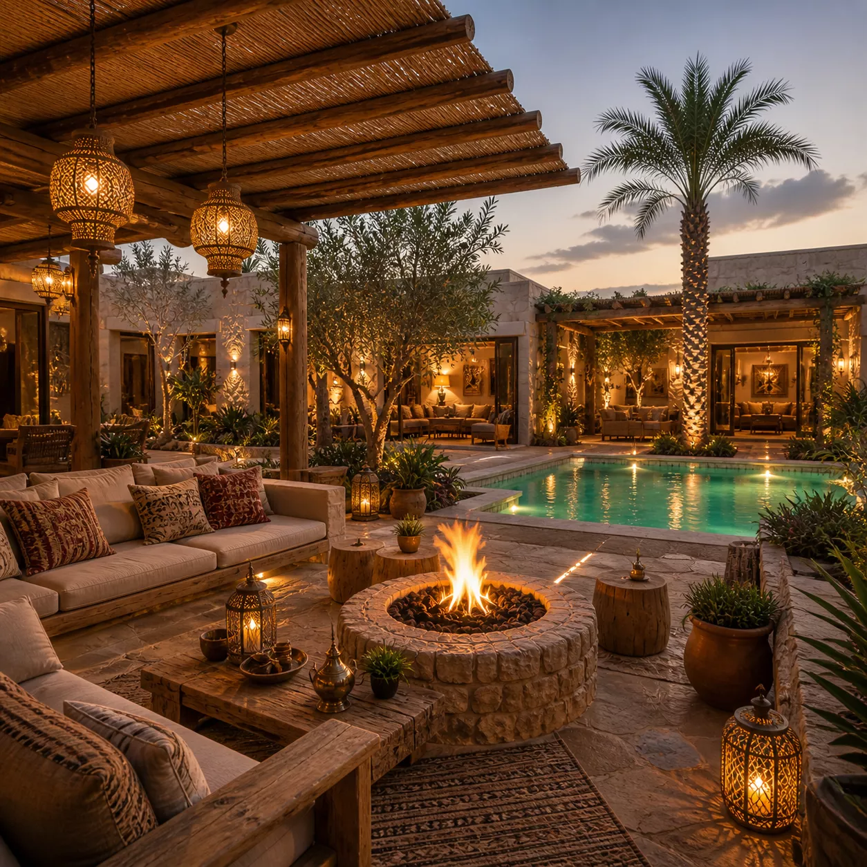 ديكور استراحات